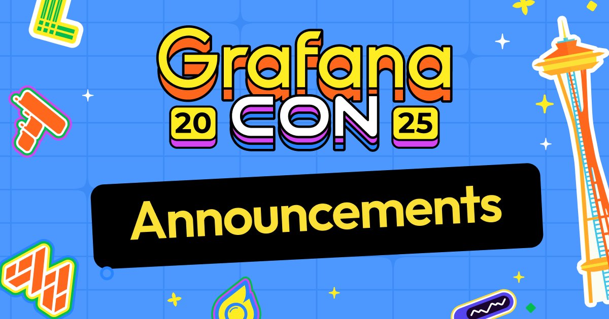 grafana's tweet card. Catch up on all the latest news out of GrafanaCON 2025, including the release of Grafana 12 and Grafana k6 1.0.