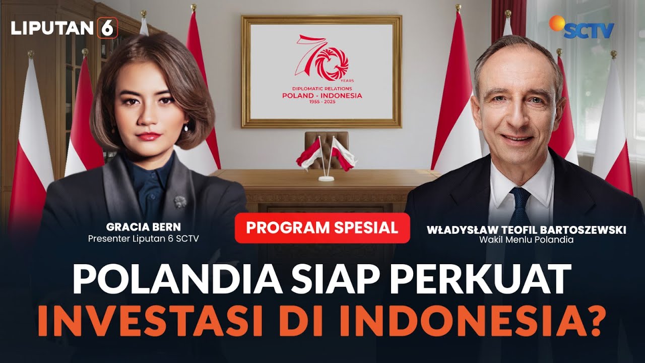 PLdiIndonesia's tweet card. 70 Tahun Indonesia & Polandia, Siap Jajaki Kerja Sama Perdagangan dan...