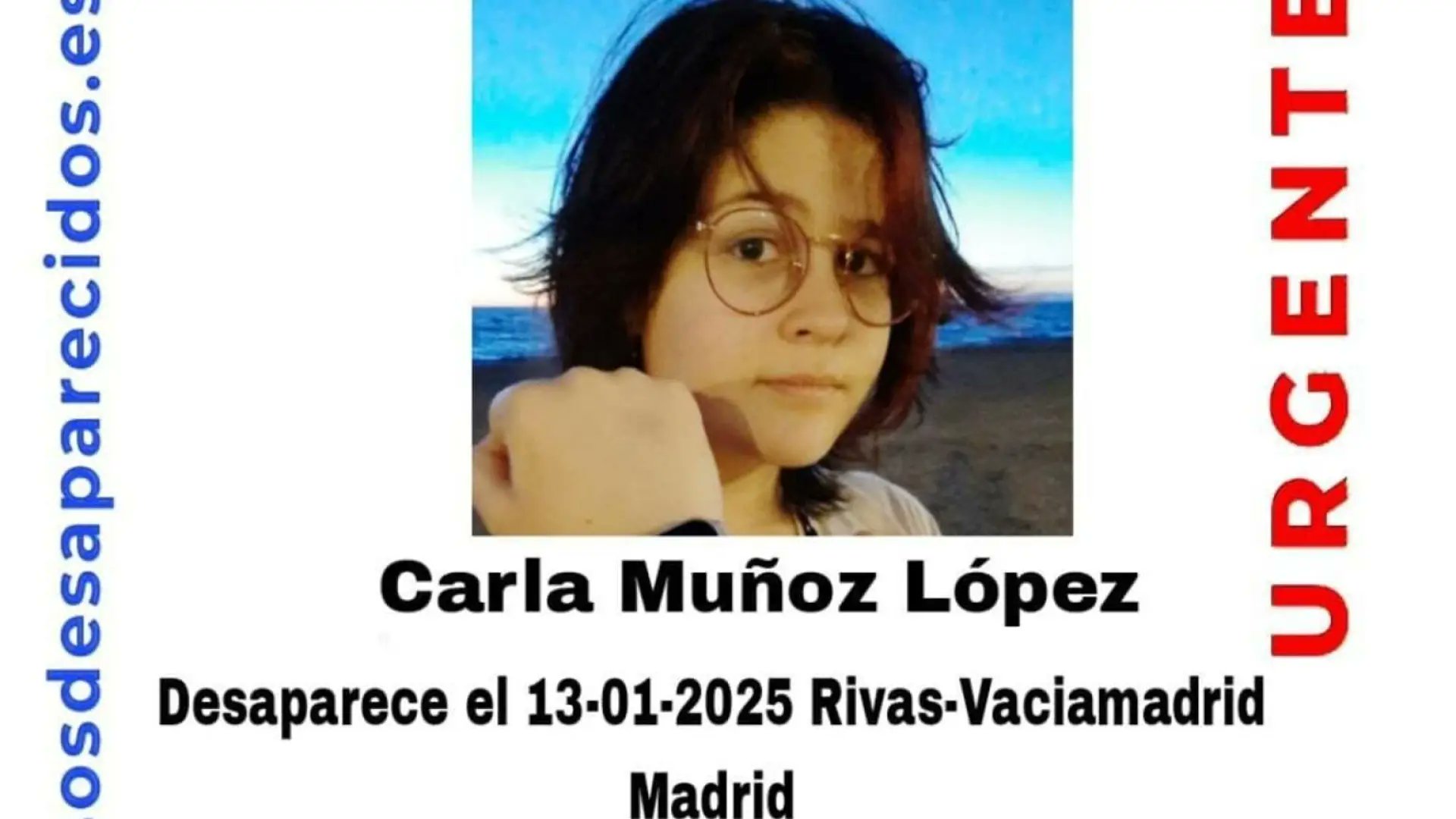 20m's tweet card. La joven mide 1,65 metros y tiene el pelo castaño y los ojos marrones.