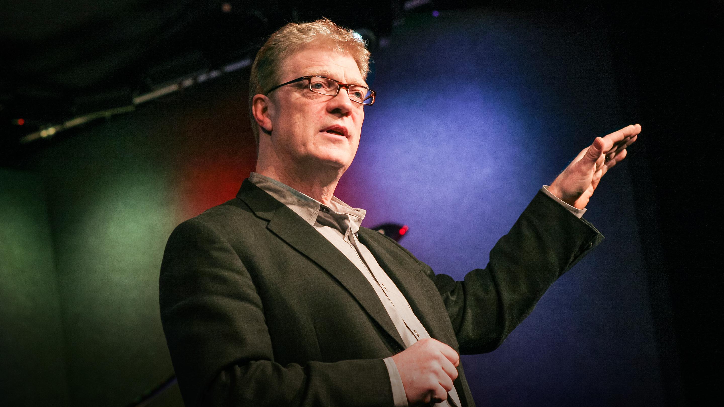 TEDTalks's tweet card. Sir Ken Robinson makes an entertaining and profoundly moving case for creating an education system that nurtures (rather than undermines) creativity.