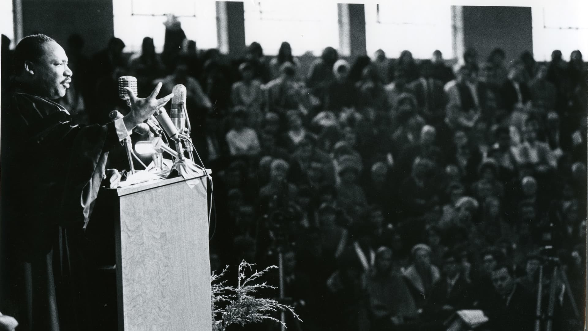 MitraCreative's tweet card. Business magnate Warren Buffett saw Martin Luther King Jr. King give a speech in Iowa just six months before his assassination in 1968.