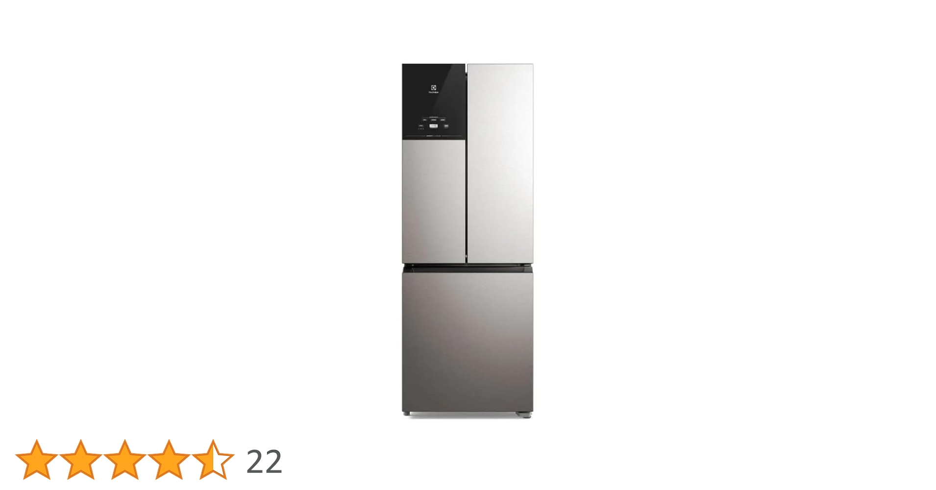 MrOportunidades's tweet card. Geladeira Electrolux Frost Free Inverter 480L Efficient AutoSense 3 Portas Inox Look (IM7S) 127V