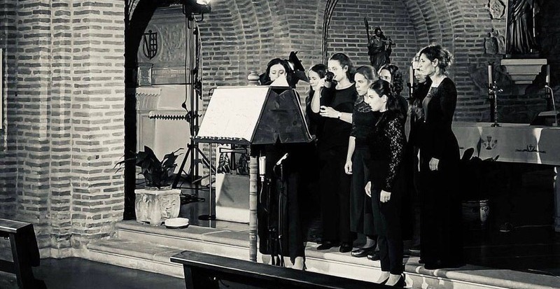 DeMusicaE's tweet card. Las portuguesas Ars Lusitana protagonizarán el próximo concierto FEMAL, que será el sábado 11 de marzo en la Iglesia de Santiago Apóstol