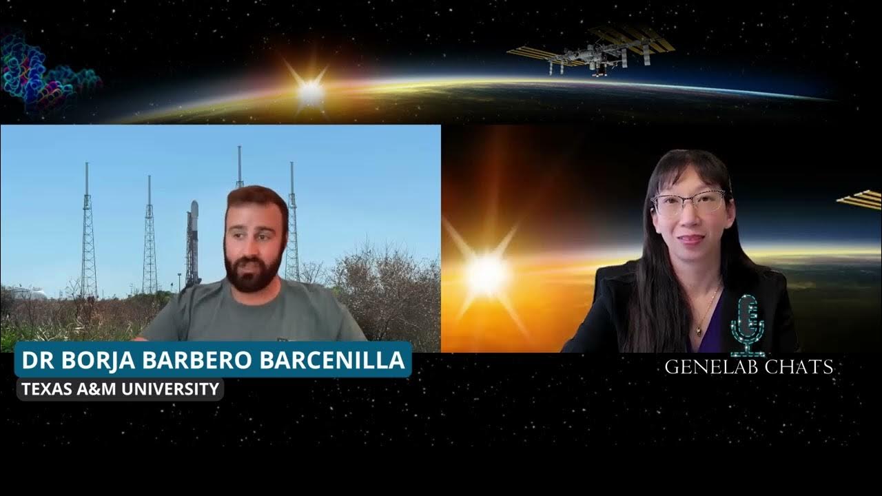 VectorSpaceBio's tweet card. GeneLab Chats with Dr Borja Barbero
