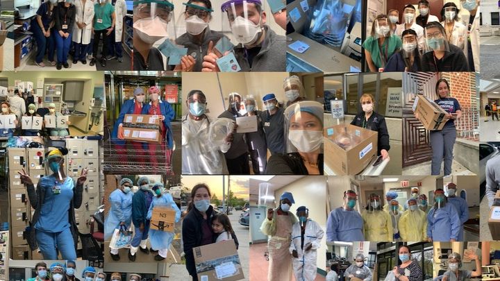 bthsalumni's tweet card. Makers for COVID-19 is a coalition of +330 individual hobbyists and 3D-printer owners all around t… Karina Popovich needs your support for Makers for COVID-19