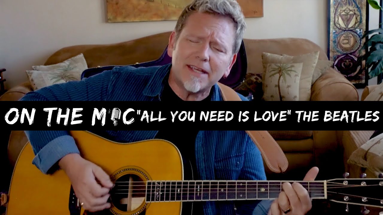 themicmg's tweet card. All You Need Is Love - The Beatles (Cover by Robert Cassard) #onthemic