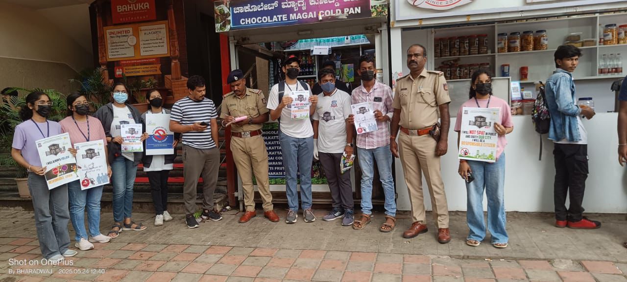 BengaluruWire's tweet card. Bengaluru Police launches a unique "Police Marshals" initiative, empowering students to lead the fight against drug and tobacco menace. A first-of-its-kind collaboration to create awareness among...
