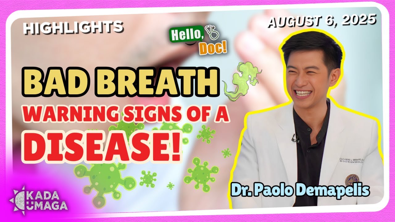 NET25TV's tweet card. Bad Breath, senyales ng serious disease sa katawan!