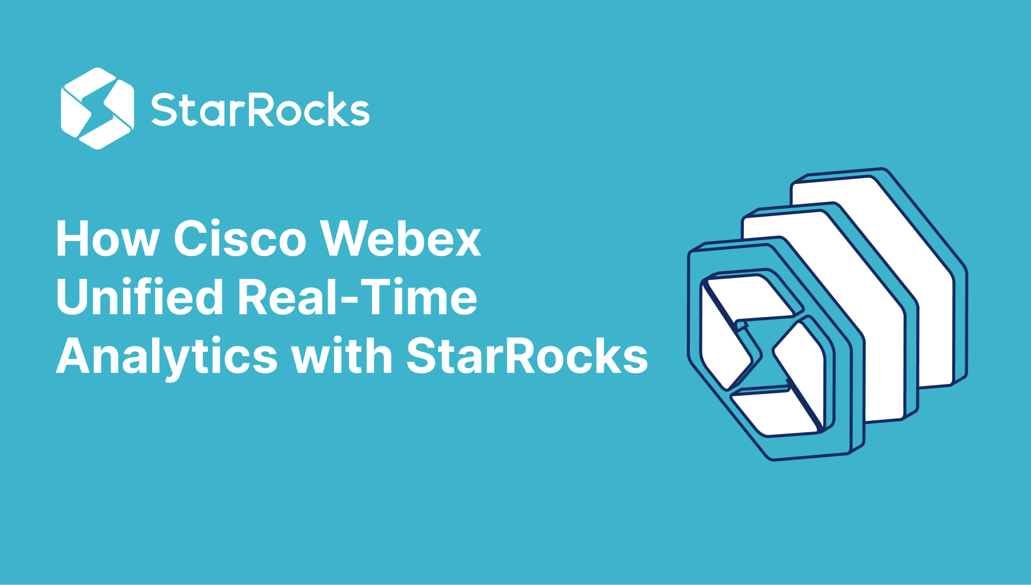 StarRocksLabs's tweet card. Cisco Webex unified its OLAP stack with StarRocks, boosting query speed, simplifying operations, cutting costs, and improving analytics across global services.