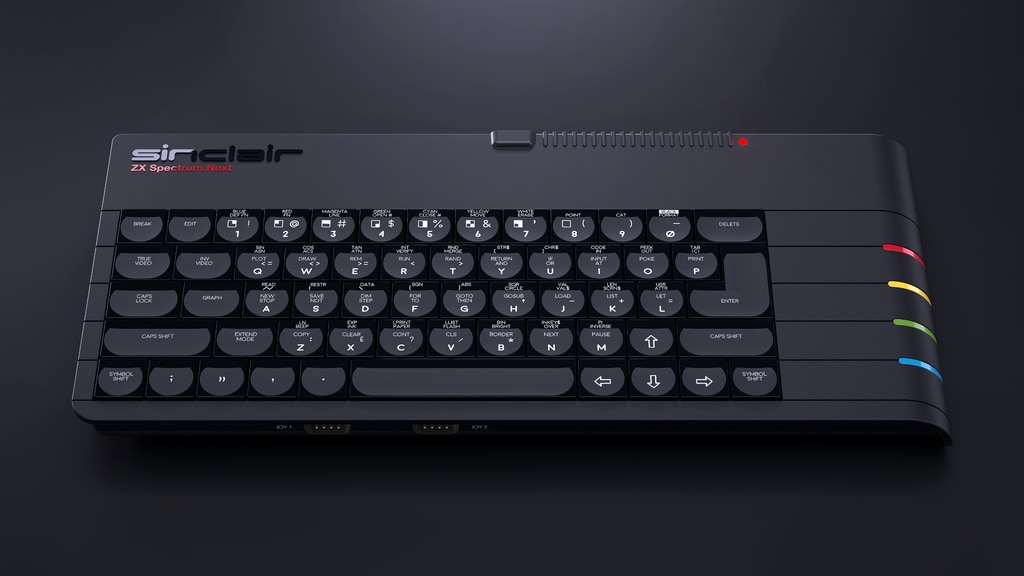 Jimbo_McGibbits's tweet card. The Sinclair ZX Spectrum Next: the evolution of the Speccy computer, now expanded into the world of the Sinclair QL, C64 and... More!