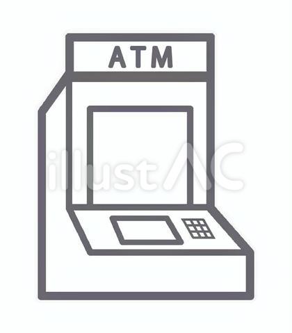 OX3c66A8meG4doQ's tweet card. オリジナルのフリー素材『ATMアイコンイラスト』