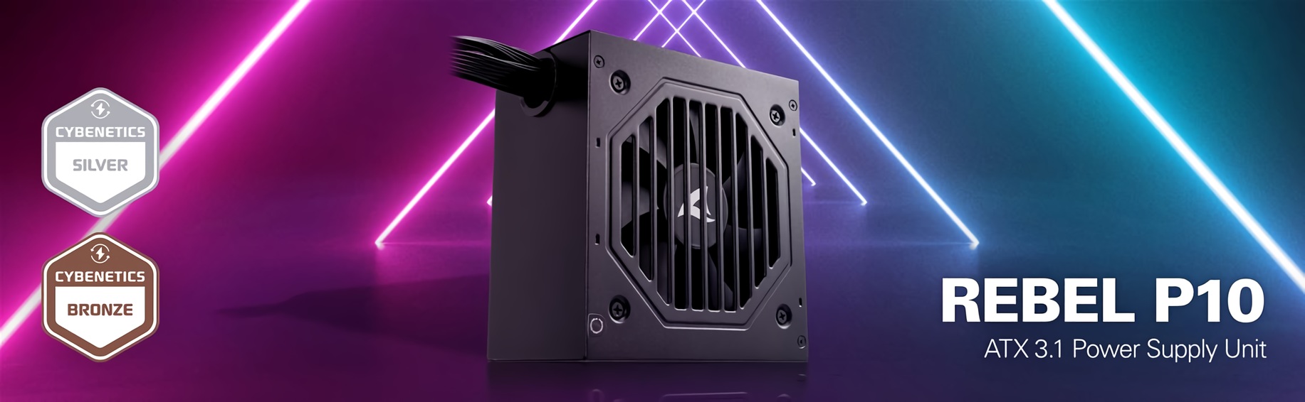 hardfanaticos's tweet card. Si buscas un rendimiento fiable y eficiente para tu PC, la Rebel P10 es la elección idónea. Esta fuente de alimentación con certificación.