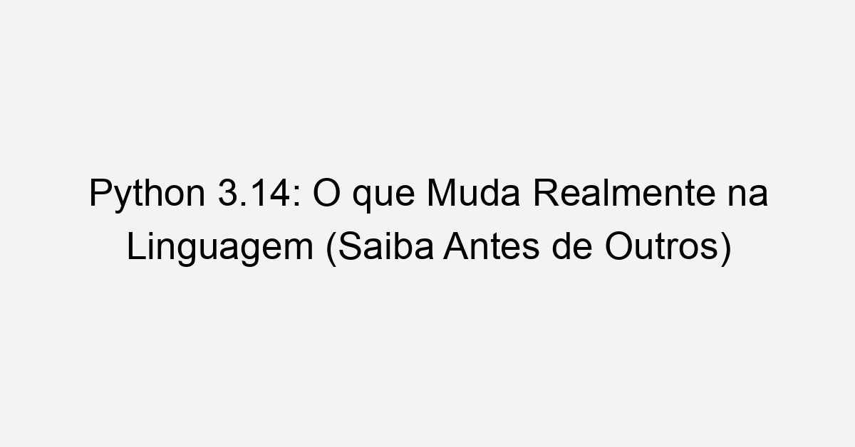 casadodev's tweet card. Python 3.14 saiu com novidades absurdas: free-threading nativo, t-strings customizáveis e compilador JIT experimental. Descubra as features que vão mudar sua stack em 2026.