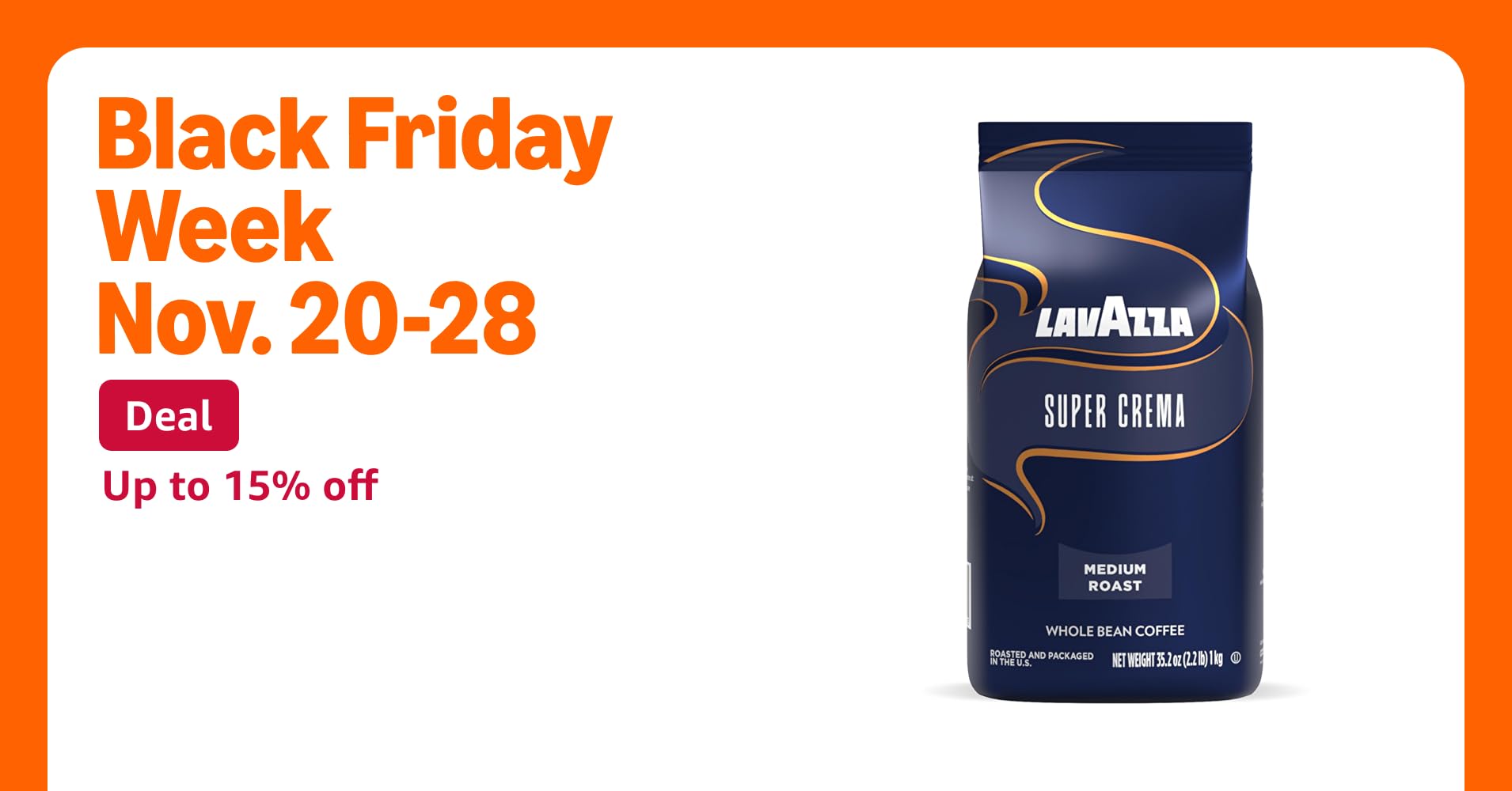 TheWeeklyShop1's tweet card. Sip into lavazza's best-selling blend. Super crema is a full-bodied medium roast featuring aromatic notes of hazelnut and brown sugar which produces a bold taste and creamy texture in every cup. This...