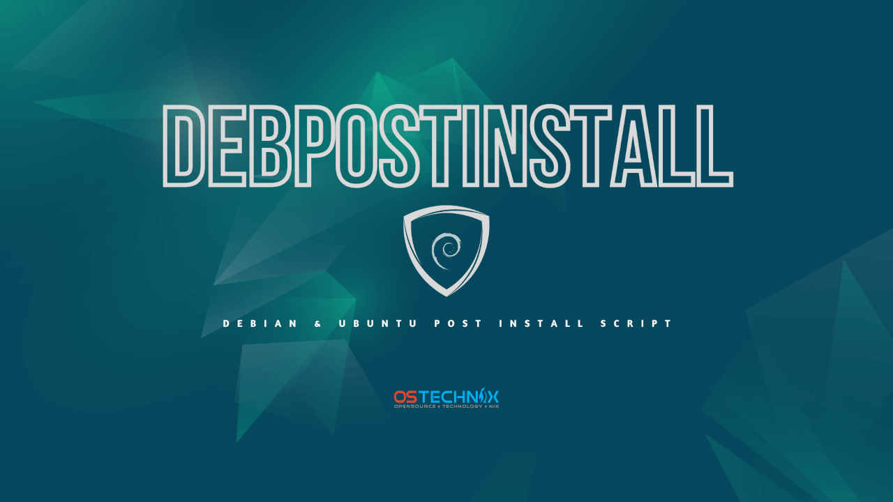 jccall80's tweet card. DebPostInstall is a simple Bash script to automate important post installation tasks in a newly installed minimal Debian or Ubuntu server.