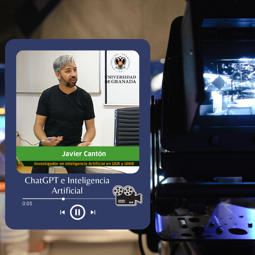 CanalUGR's tweet card. ConCiencia de Canal Sur dedicó el pasado 7 de mayo un reportaje a la Inteligencia Artificial y al novedoso modelo de lenguaje ChatGPT y contó con la participación de Javier Cantón, responsable de...