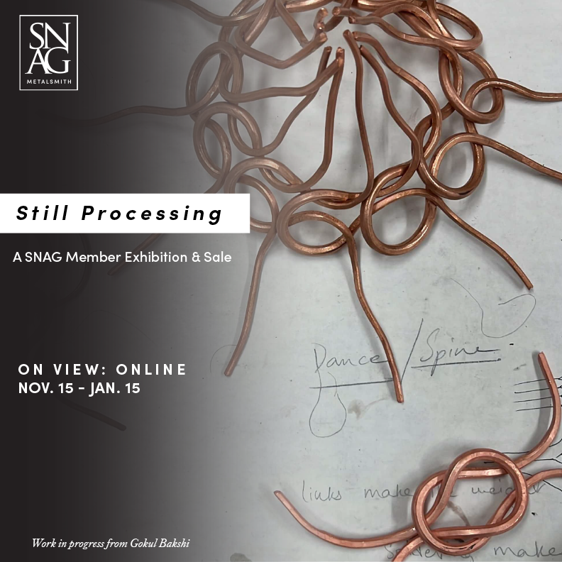 Design_CPino's tweet card. Still Processing is a reflection on the nature of creative practice through the lens of adornment. Through finished works paired with images of process and inspiration, the artist’s vision and […]