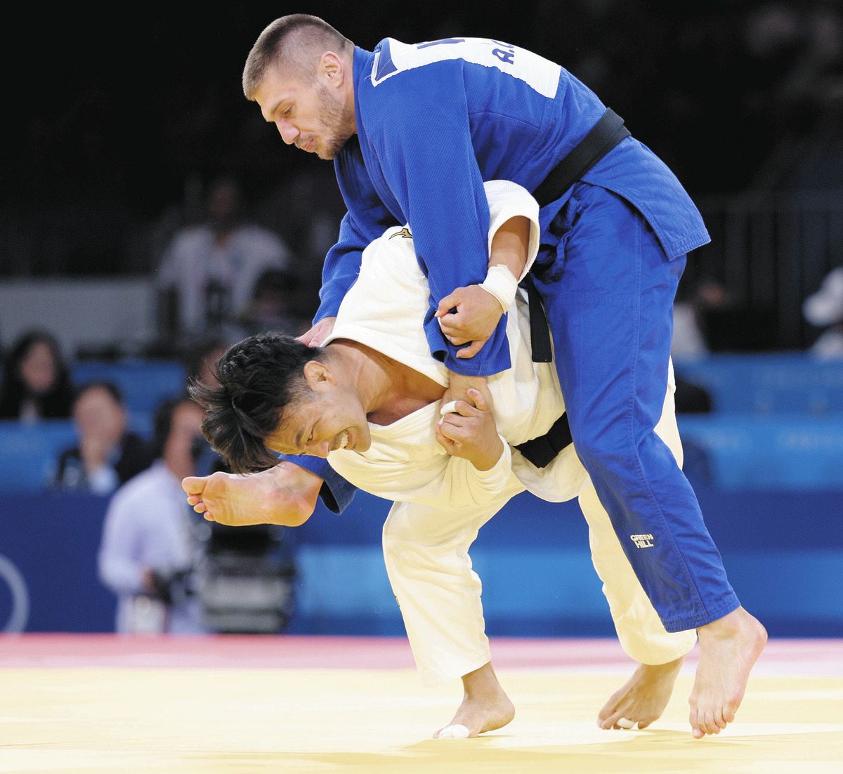 chunichi_tokai's tweet card. 浜松市出身で、パリ五輪柔道男子７３キロ級銅メダルの橋本壮市（はしもと・そういち）（３４）＝パーク２４＝が現役を引退すると１３日、所属先...