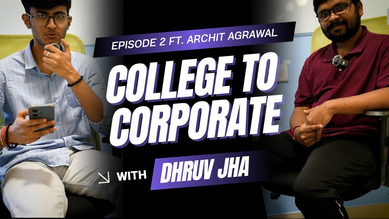 IIITDelhi's tweet card. College to Corporate- Episode 2 | Ft. Archit Agrawal
