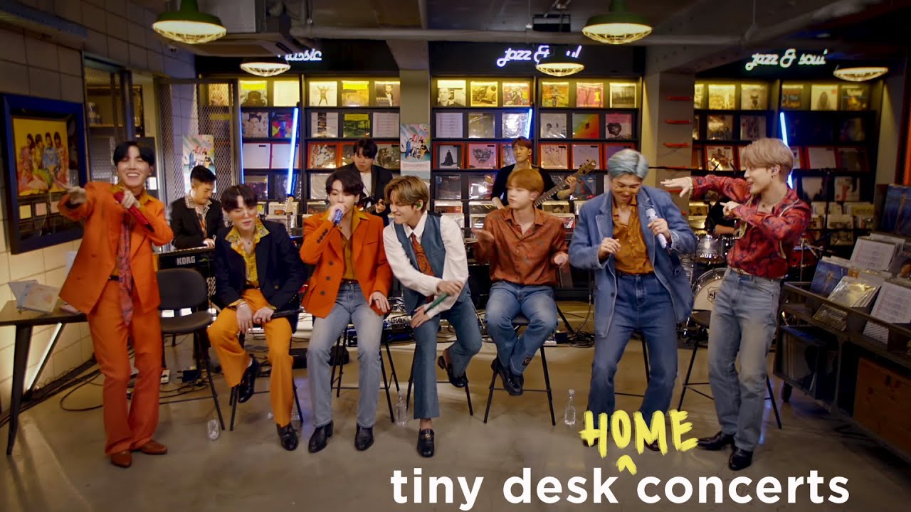 nprmusic's tweet card. BTS: Tiny Desk (Home) Concert