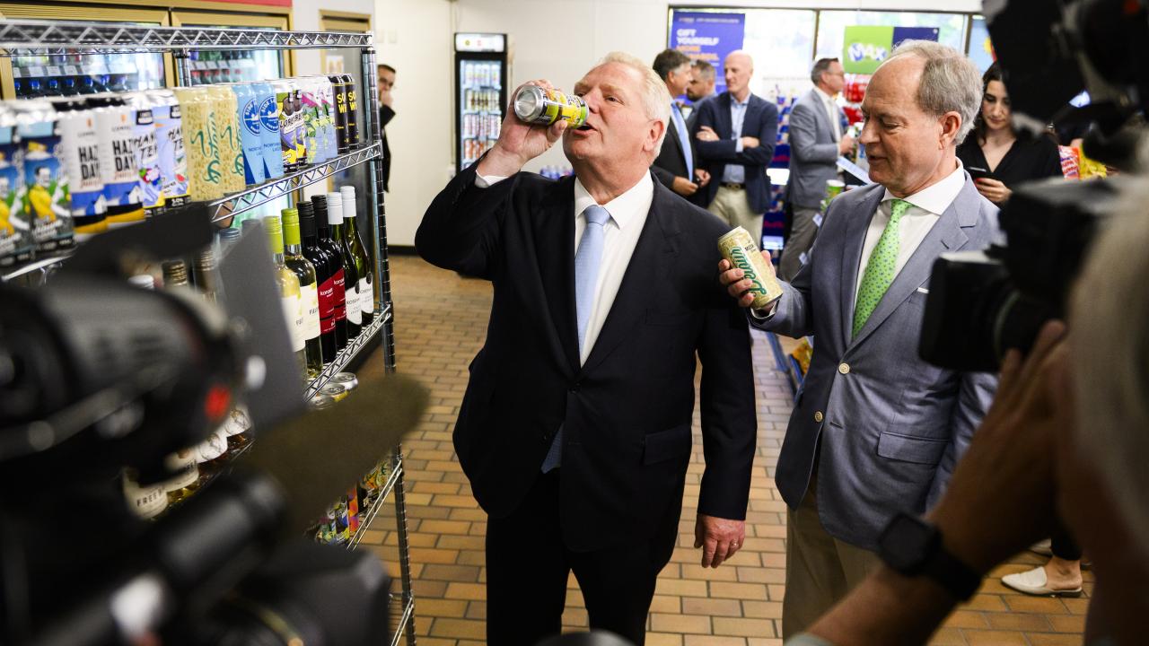 jm_mcgrath's tweet card. The Financial Accountability Office reported the cost of expanded alcohol sales could reach nearly $2 billion.