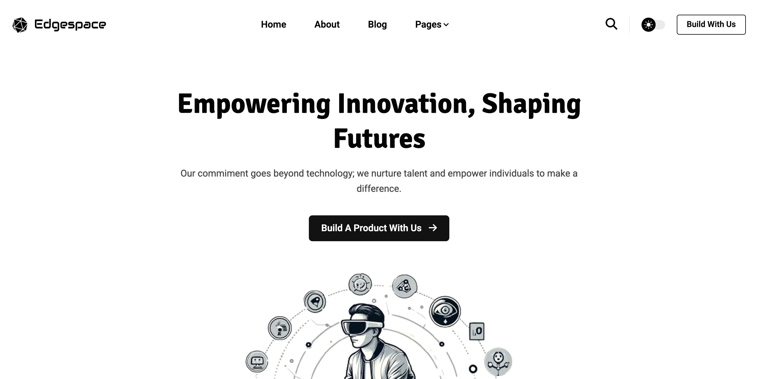 edgespaceafrica's tweet card. Empowering Innovation, Shaping Futures