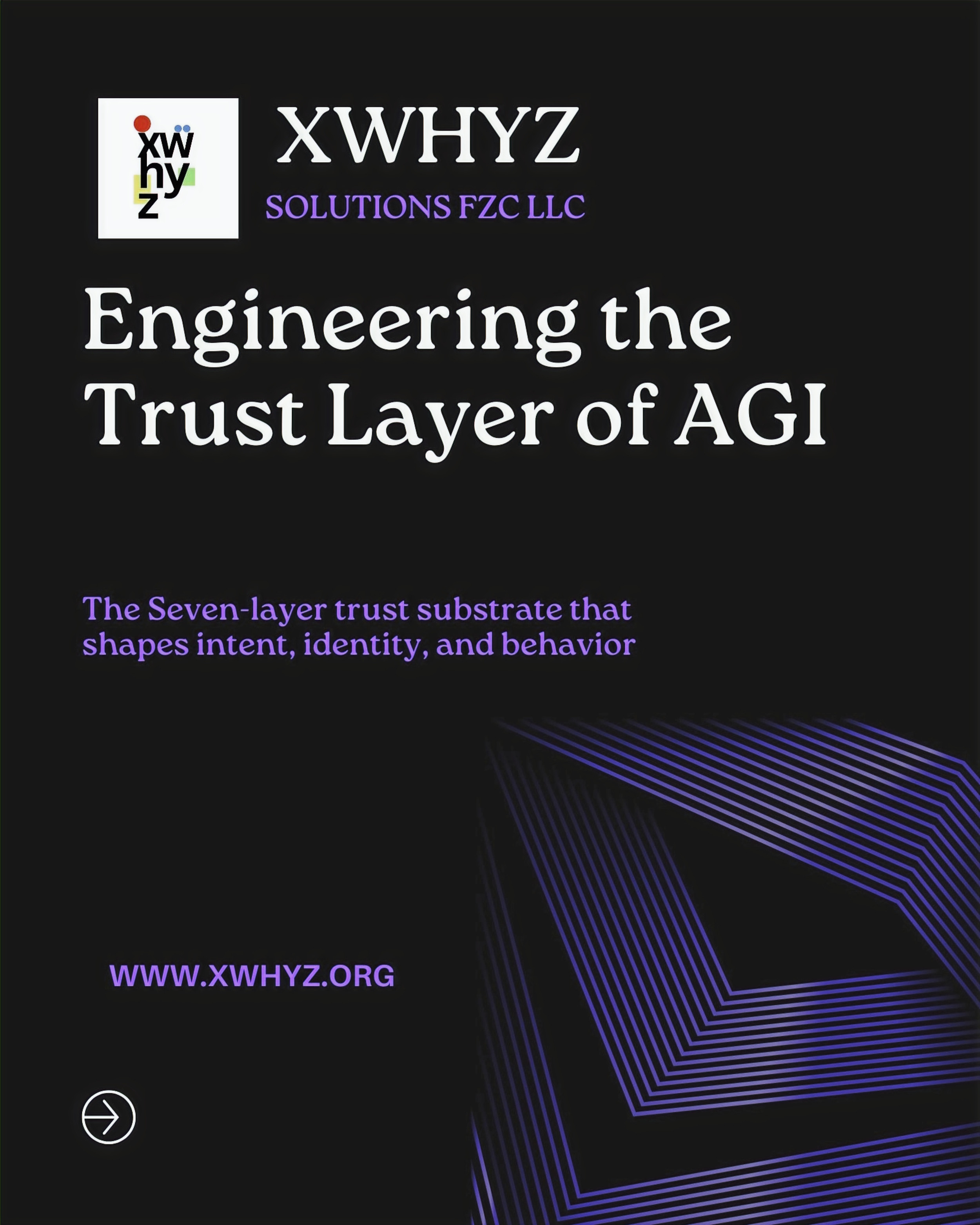 the_COVR's tweet card. At XWHYZ - We don’t just train AI models. We engineer how intelligence begins. XWHYZ builds the invisible infrastructure that governs AI before it thinks, speaks, or acts.The Protocol Stack for...