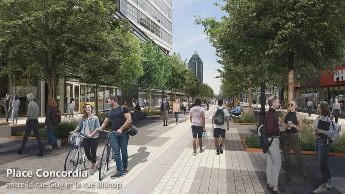 sari_ab's tweet card. Le projet controversé de piétonnisation de quatre tronçons de la rue Sainte-Catherine Ouest a obtenu un avis défavorable de la part du SPVM.