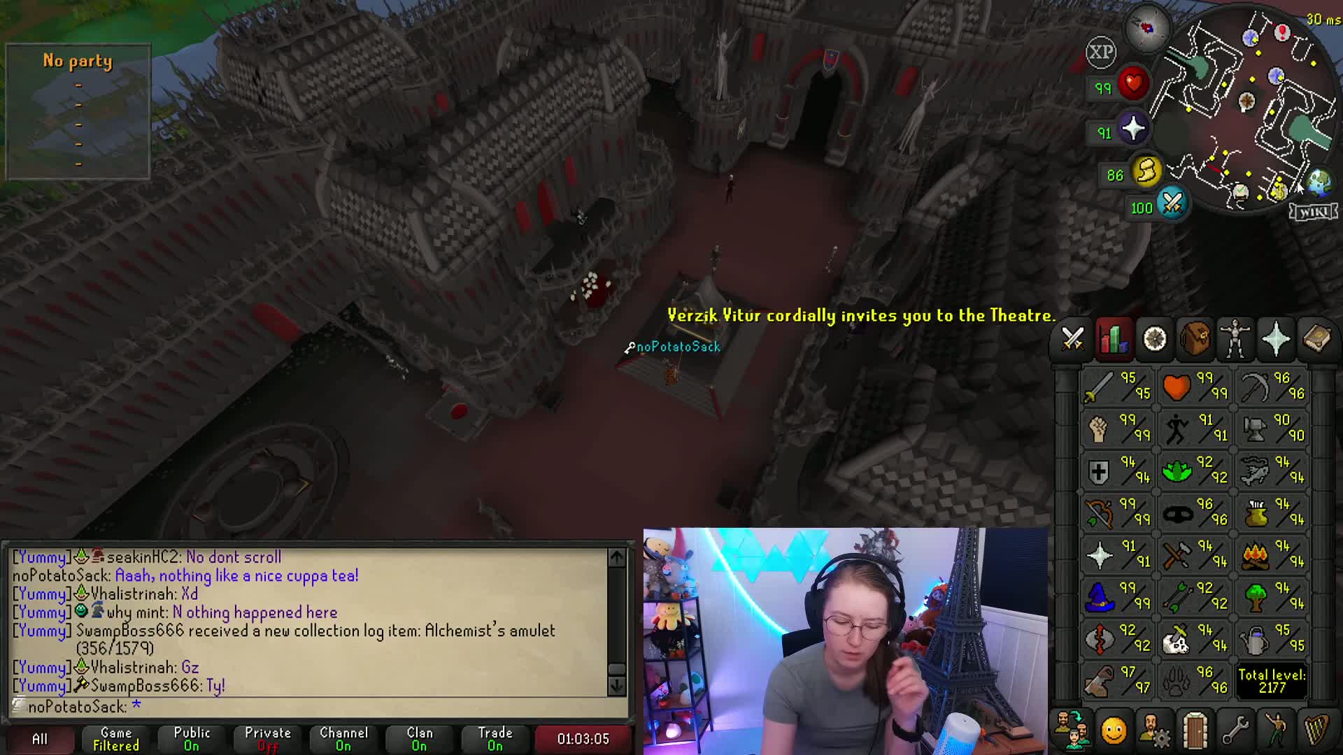 VVBald's tweet card. Potatohime - (i won't)