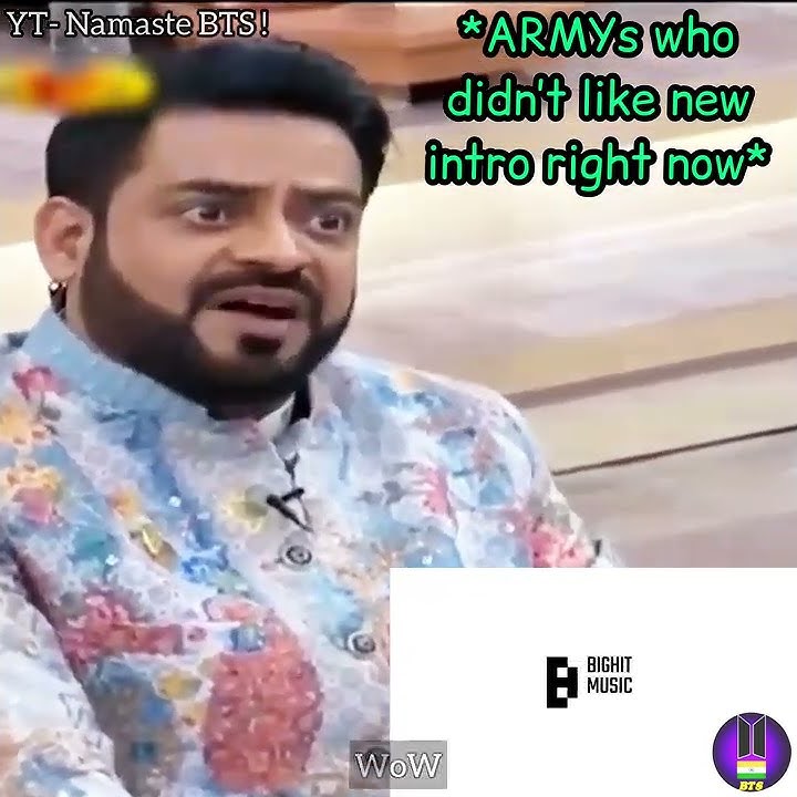 ZPakarmy's tweet card. The REASON why BigHit changed BTS’ iconic intro REVEALED 💯 | Namaste...