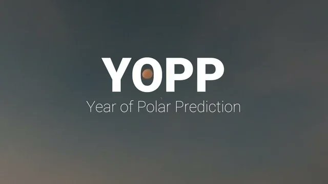 YOPPSHOSUPolar's tweet card. YOPP: Year of Polar Prediction