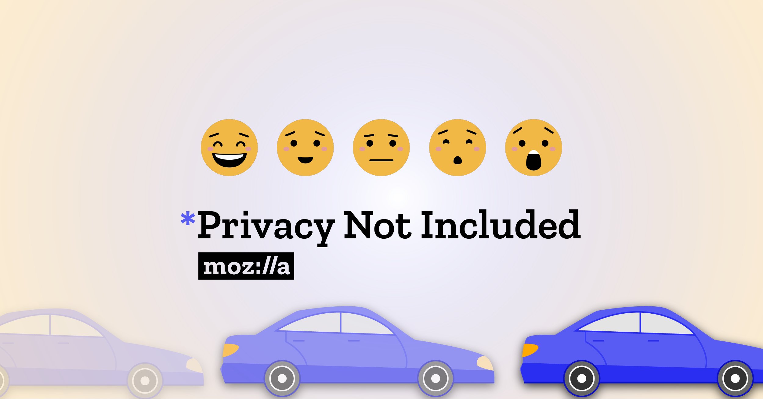 mozilla's tweet card. Cars and their privacy and security concerns