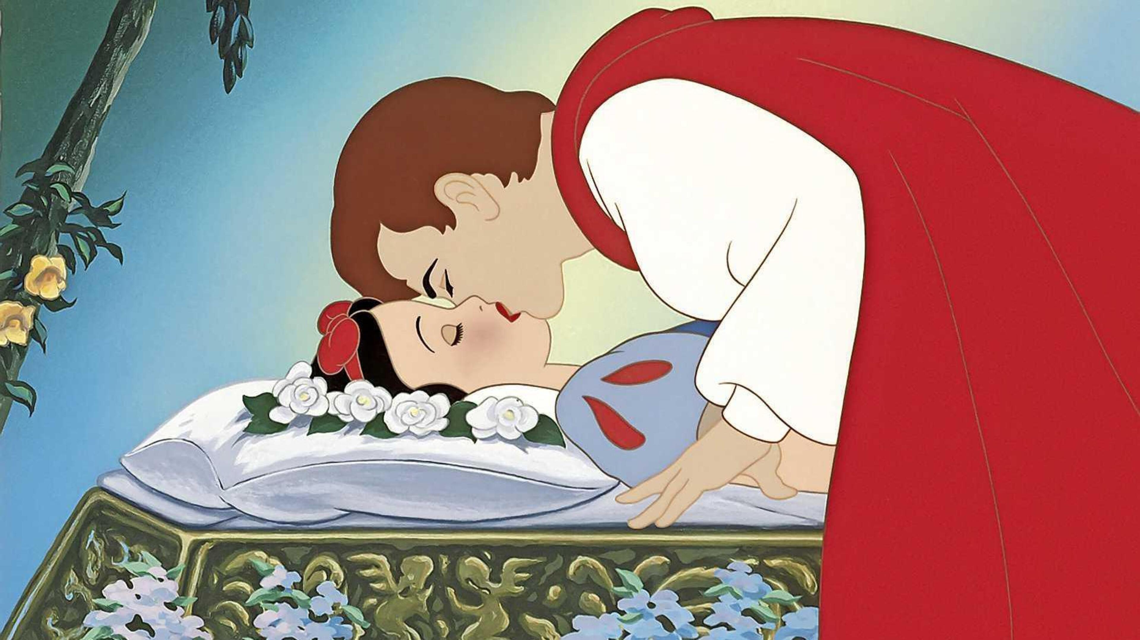 HattevdWoude's tweet card. De kus waarmee de prins Sneeuwwitje weer tot leven wekt kan echt niet meer door de beugel. Dat blijkt na de renovatie van een attractie in Disneyland in Californië. Sneeuwwitje lag in coma en kon dus...