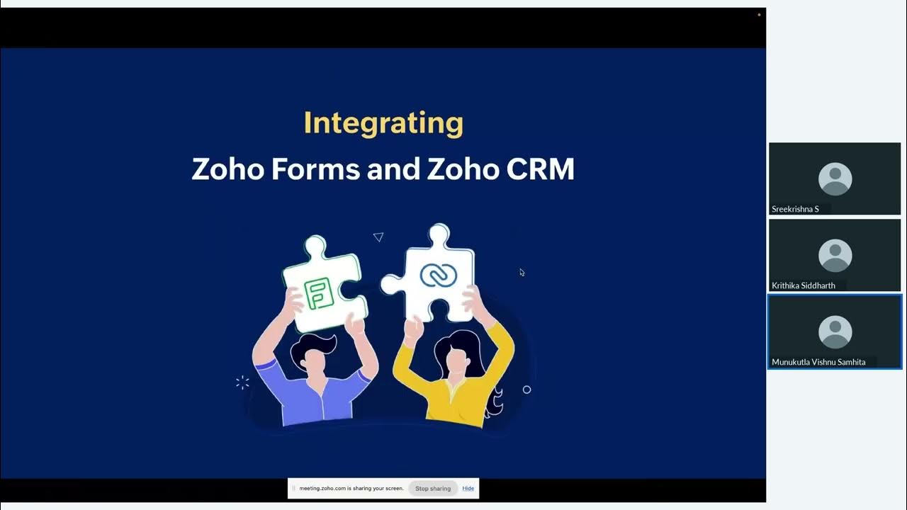ZohoForms's tweet card. Streamline Data Collection with Zoho Forms & Get CRM-Ready with Zoho...
