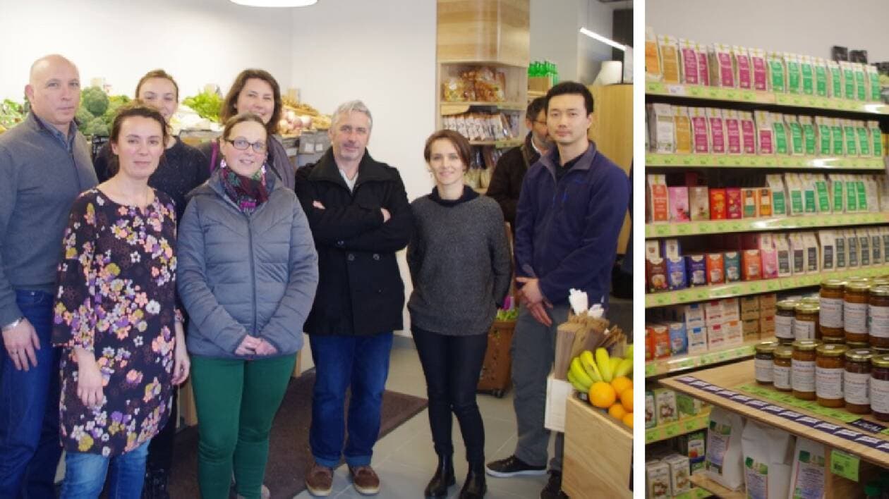 Vinebioz's tweet card. La coopérative bio a ouvert vient d’ouvrir son huitième point de vente rennais, rue de Paris, dans un local de 190 m². Le magasin compte plus de 45 fournisseurs locaux.
