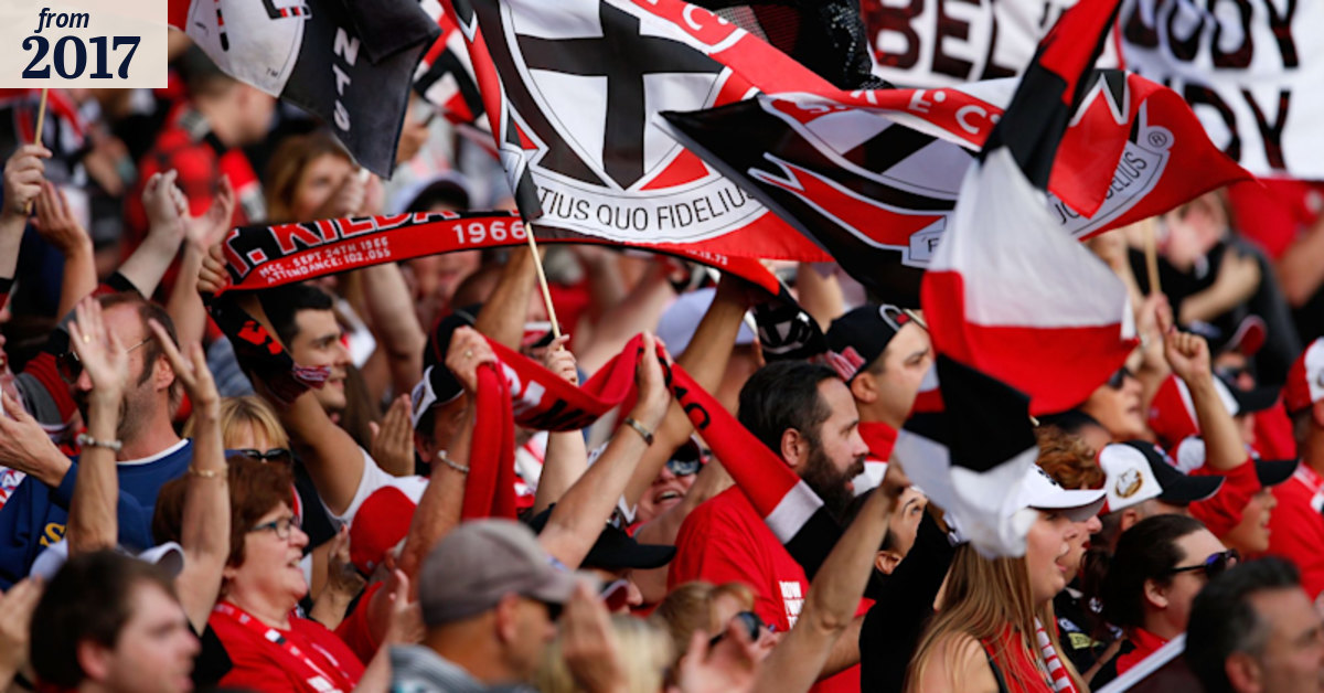 QuicklizardCom's tweet card. Supporters are being slugged more for reserved seats in the opening round of the AFL under the dynamic pricing system.