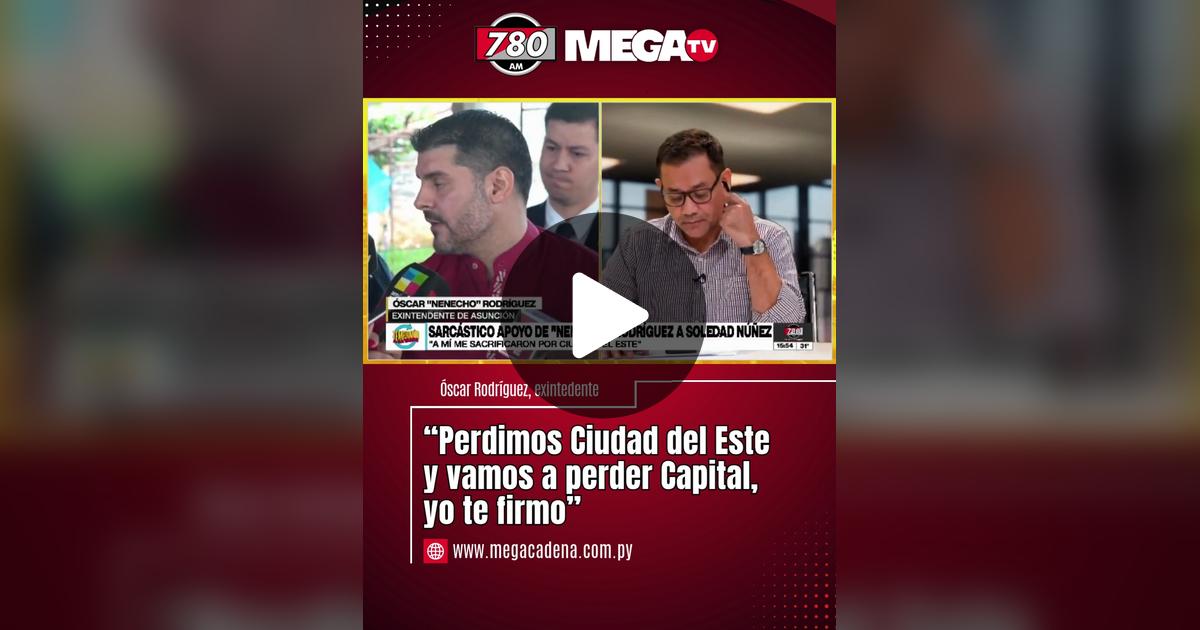 viefpy's tweet card. 4143 me gusta, 507 comentarios. "“PERDIMOS CIUDAD DEL ESTE Y VAMOS A PERDER CAPITAL, YO TE FIRMO” 📌 El exintendente de Asunción, Óscar "Nenecho" Rodríguez, afirmó que a él lo "sacrificaron" a cambio...