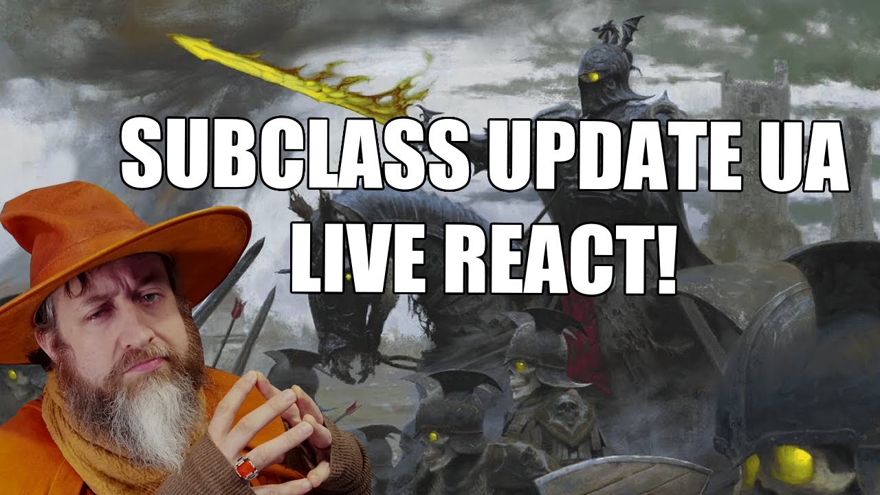 nerdimmersion's tweet card. Subclasses Update Unearthed Arcana Review! Nerd Immersion