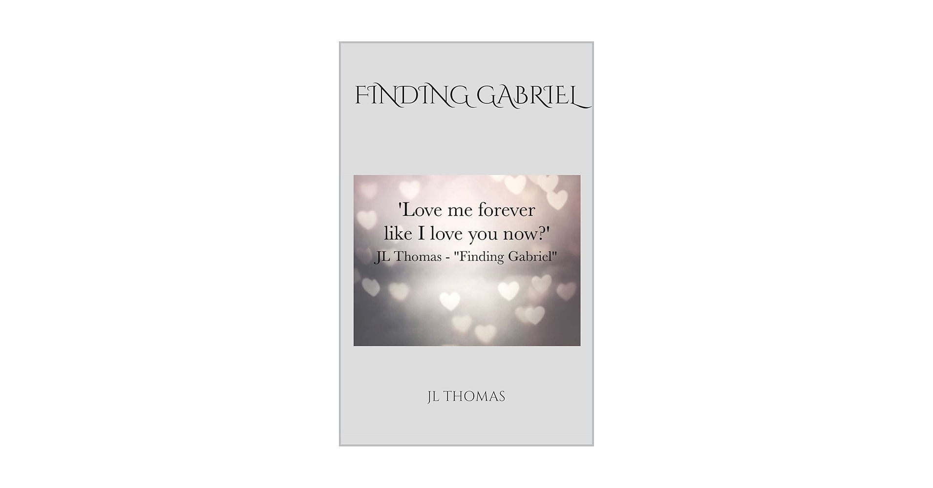 jl_author's tweet card. FINDING GABRIEL