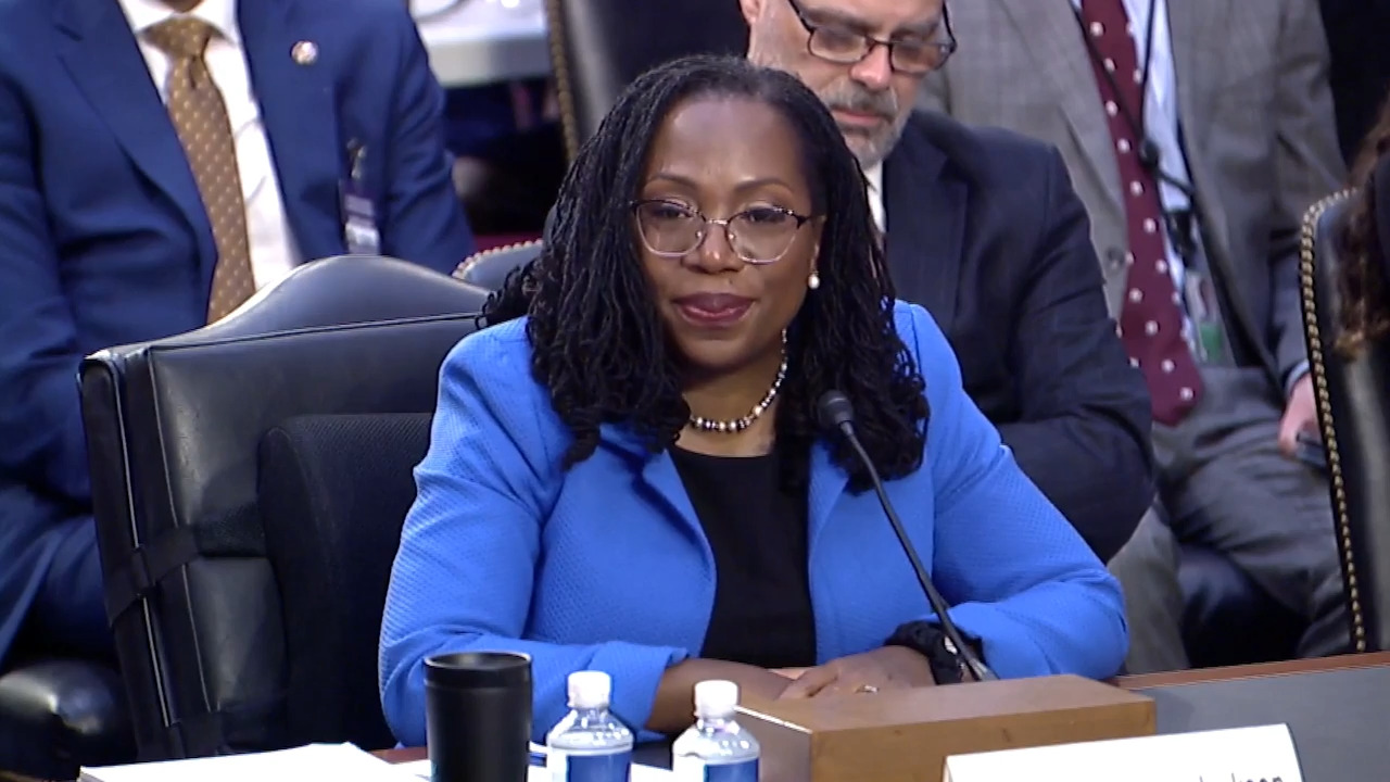 JSolmonese's tweet card. An emotional Ketanji Brown Jackson, Supreme Court nominee, recounted how, when she was feeling homesick after leaving Miami for her freshman year at Harvard, a Black woman she passed on the street...