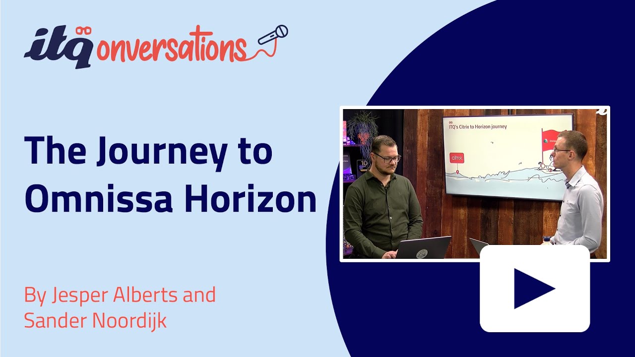 ITQ's tweet card. The Journey to Omnissa Horizon | ITQonversations