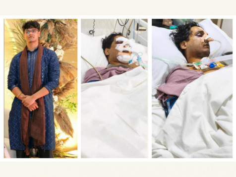 R_achitt's tweet card. I am Twinkle Agarwal, my sibling, Dhruv Agarwal is fighting icu care. The treatment costs ₹1000000, which we’re struggling to manage alone. Please help by donating or sharing this message so it...