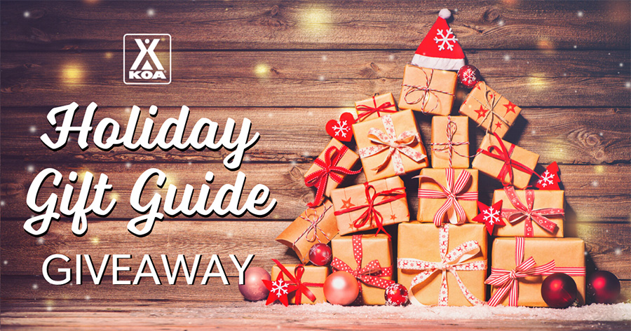 Contestscoop_AB's tweet card. Enter KOA's Holiday Gift Guide Giveaway for a chance to win a prize package with gifts from Roccbox, Vivobarefoot, nanoStriker, KOA and more valued at over $700!