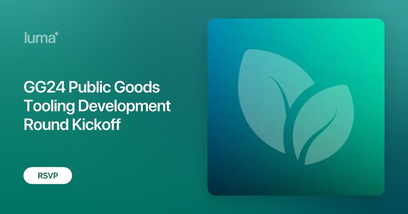 gardens_fund's tweet card. Join us as we kick off the Gitcoin Grants 24 Public Good Tooling Round — a new funding cycle for builders advancing Ethereum’s public goods…