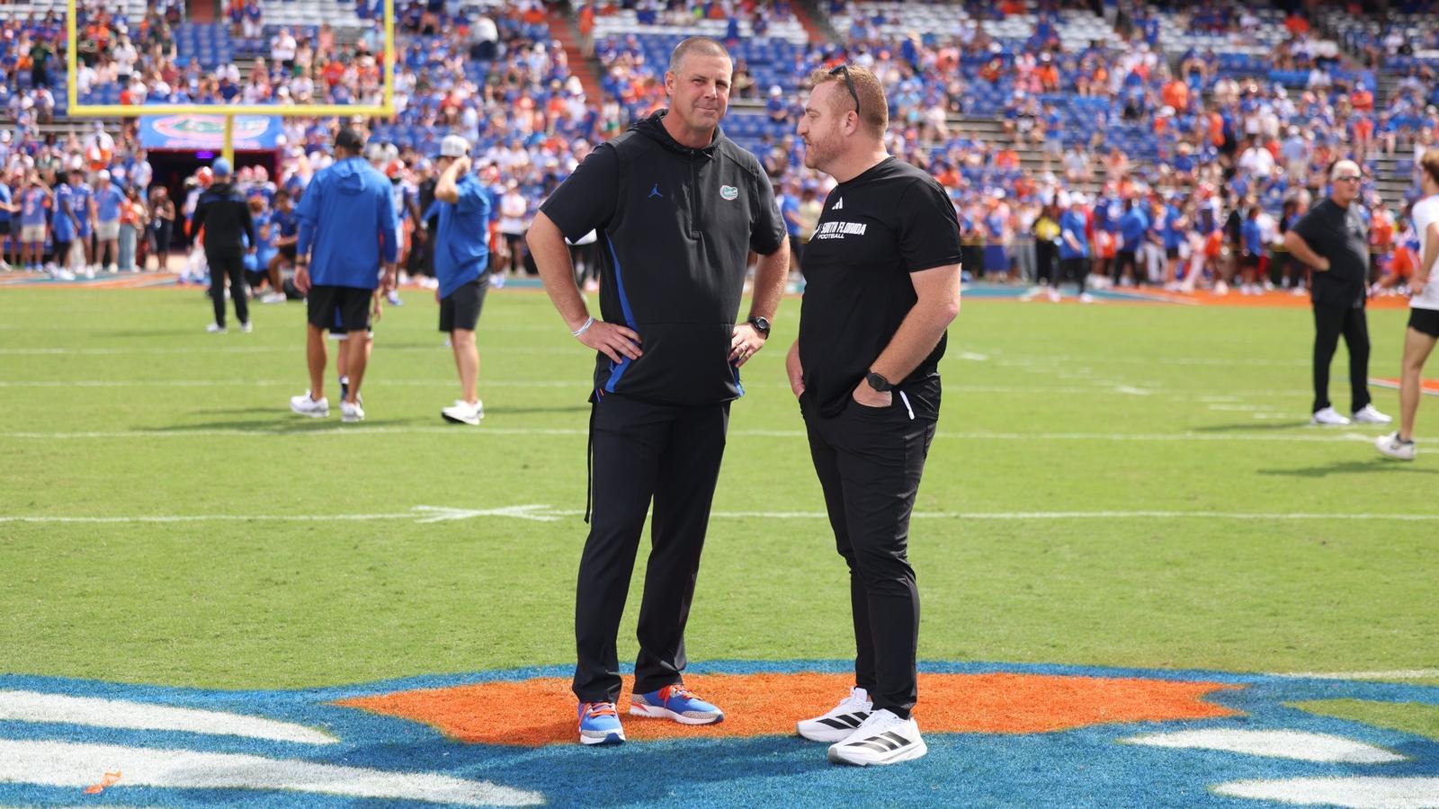 GatorsScott's tweet card. Fourth-year Gators head coach Billy Napier addressed several pointed questions following his team's 18-16 loss to USF on Saturday.