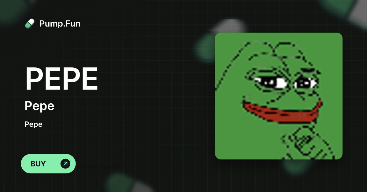 FirstPFPepe's tweet card. Pepe