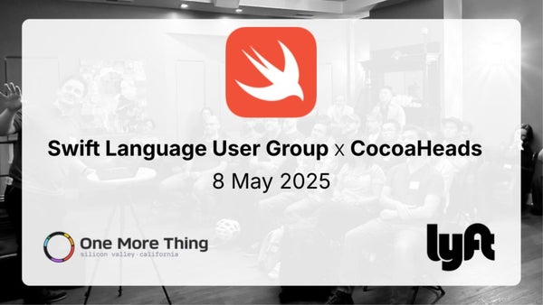 sfswift's tweet card. Please join us for this month's session together learning about Swift with talks by local members of the Swift community. We are so excited to see you all again! 📍This ev