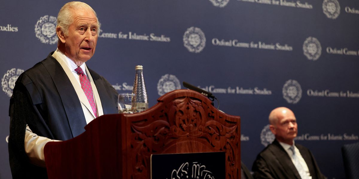 GBNEWS's tweet card. This phrase is a common greeting among Muslims worldwide