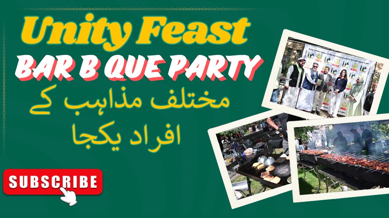 vosatvofficial's tweet card. Unity Feast In Morton Grove || Bar B Que || Religious Harmony