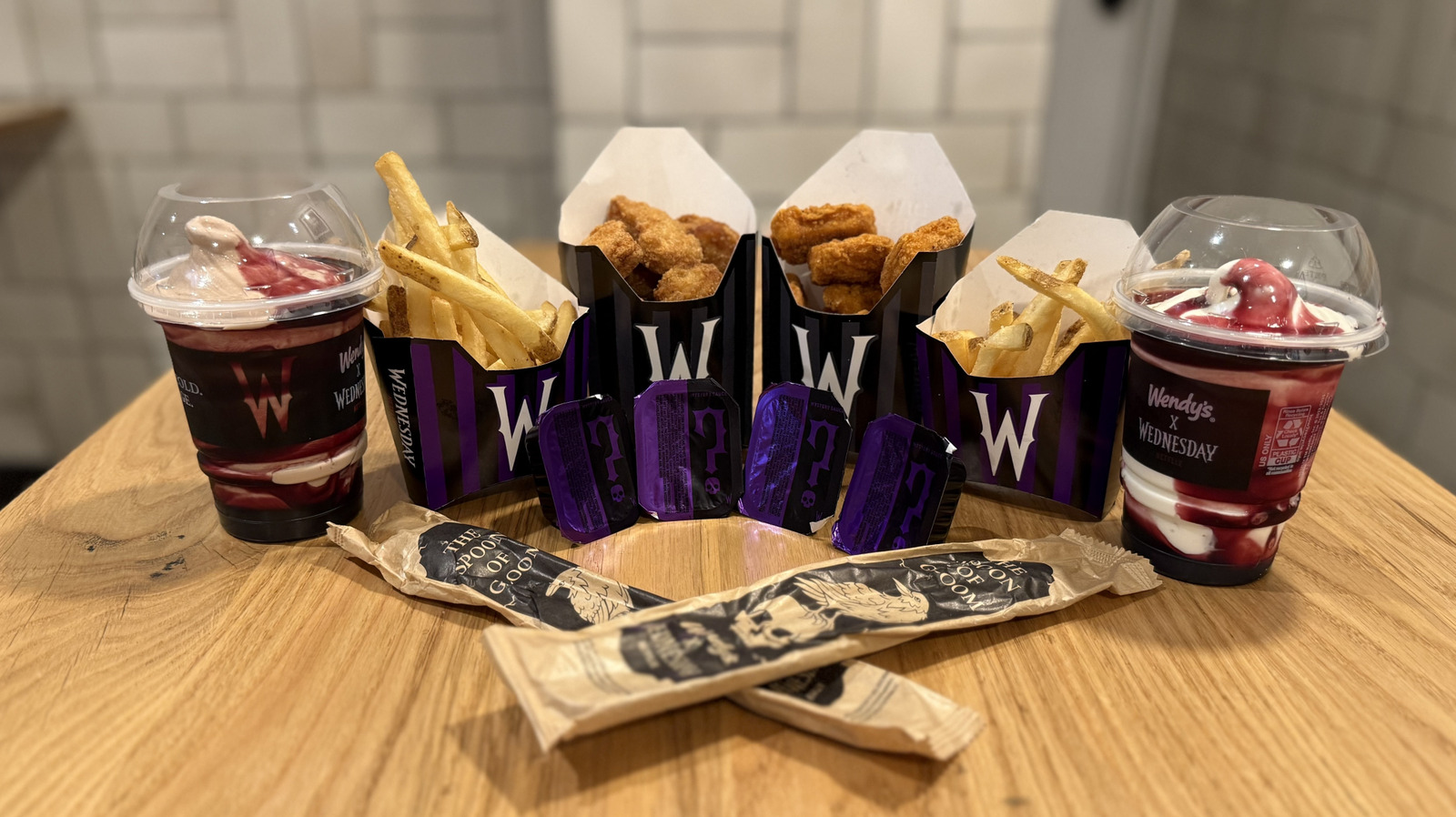 marinettee305's tweet card. If you’re craving something crispy, cold… and cursed, Wendy’s just dropped the perfect combo for your dark appetite.